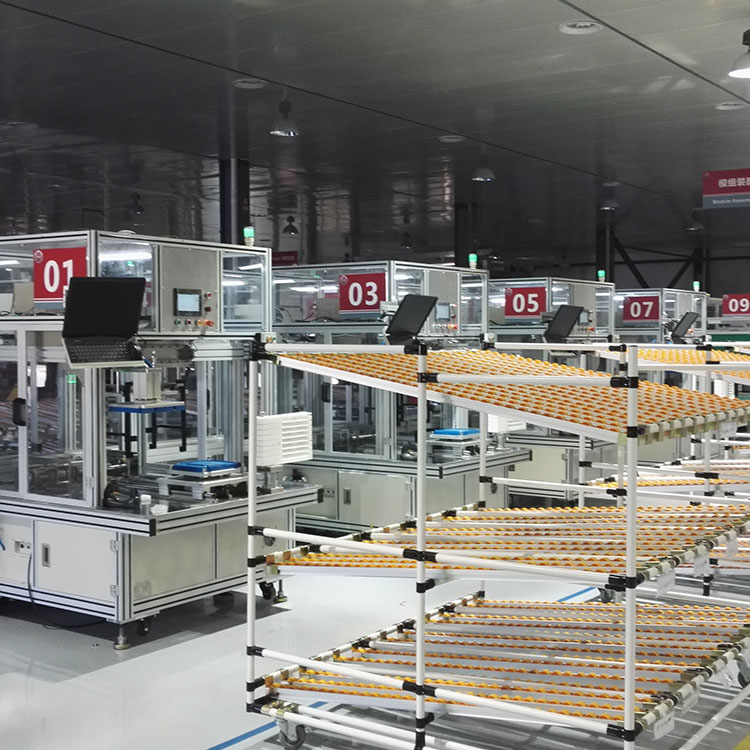 软包电芯电池包倍速链...